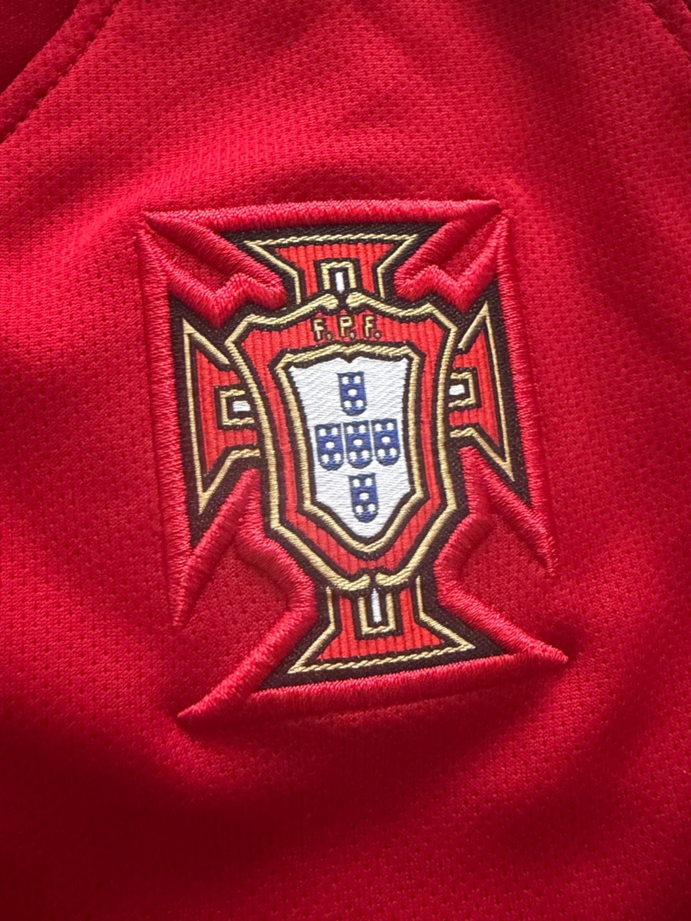 Nike Portugal Dri-FIT Soccer Jersey – Red Women’s Top - Picture 6 of 7